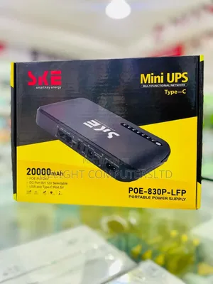 20000mah Mini Dc Ups Poe Power Bank for Wif
Router, CCTV