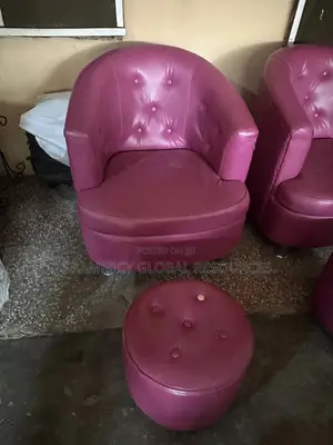 Fairly Used Set of Spa Pedicure Sofa and Ottoman Stool