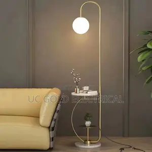 Modern Simple Glass Ball Floor Lamp Bedside Lamp Creative