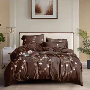 Chocolate Cotton Bedsheets With 2pillow Case