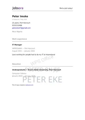Personal Assistant Job