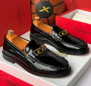 Valentino Loafers Black/Burgundy/Blue