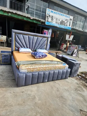 5ft Tall Padded Bed Stand