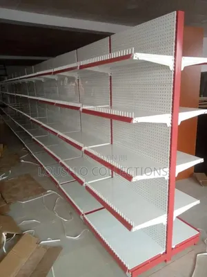 Quality Double Front And Back Double Supermarket Shelves
