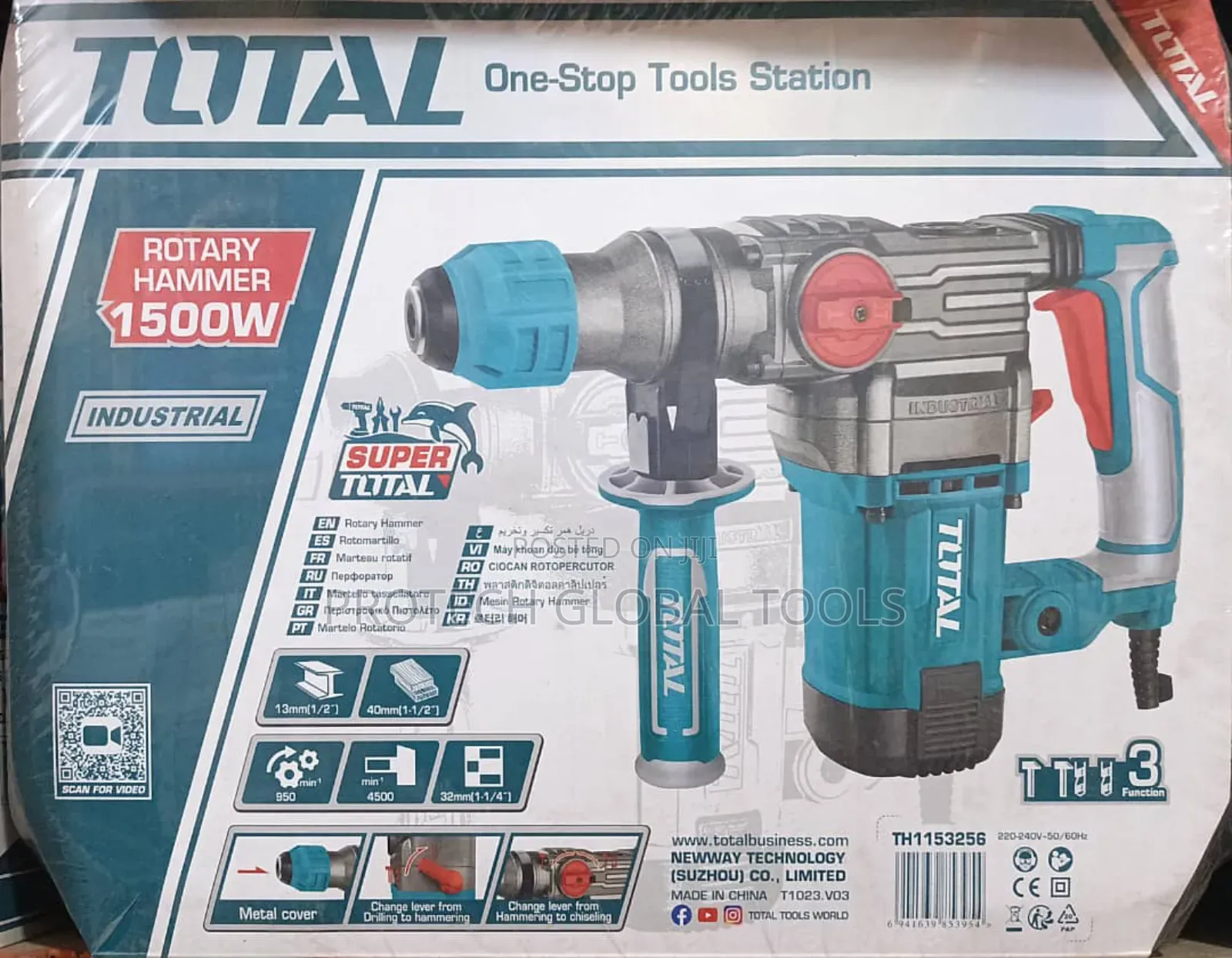 1500w Rotary Hammer Drill Machine