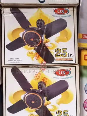 Ox "25 Short Blade Celling Fan