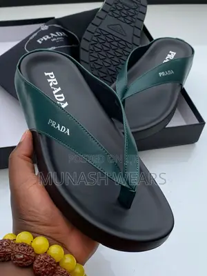 Prada Multi Leather Slipers