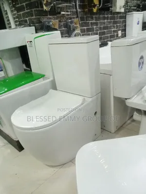 Executive Round Shape Wc Set With the Wash Hand Basin