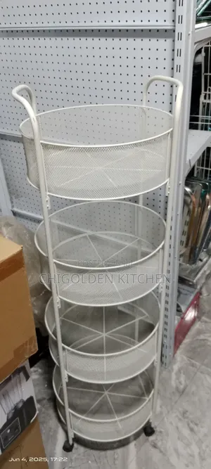 Round Metal Mesh Basket Display