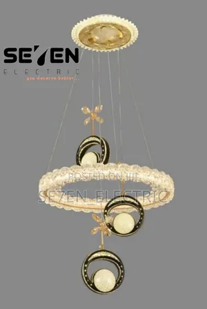 Led Dropping Chandelier Light Gold Designs