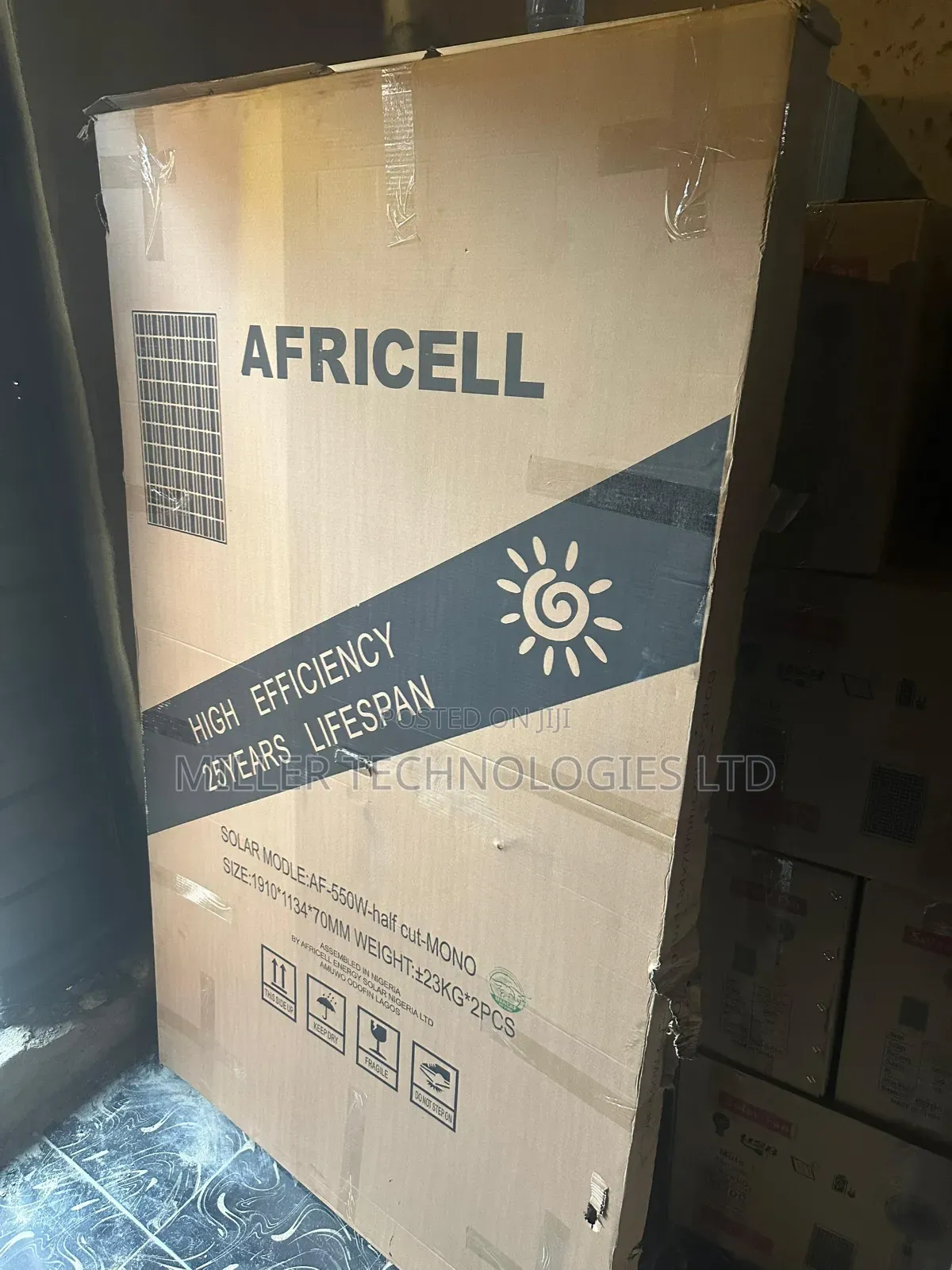 Africell 550w New Solar Panel