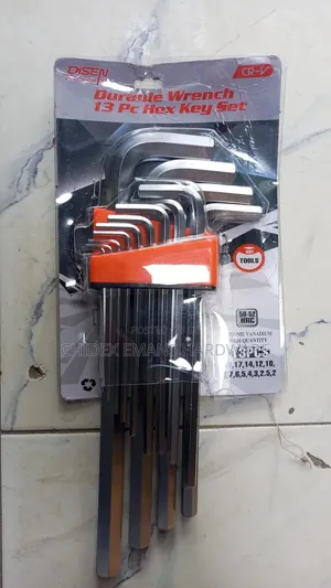 Durable Wrench 13pcs Hex Key Set