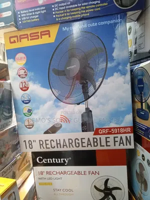 Solar Gasa Rechargeable Fan Standing Fan