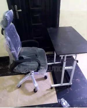 A Set of Reclining Chair With Head Rest and Home Work Table