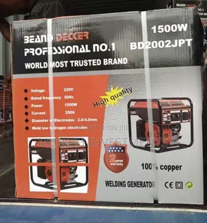 Beand Decker Bd2002jpt Welding Generator – 1500w | 250a