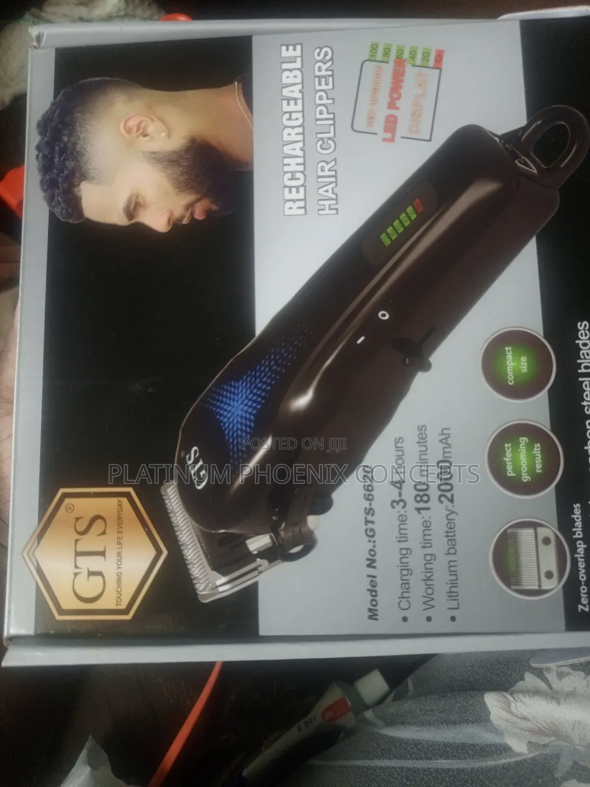 GTS Rechargeable Digital Clipper