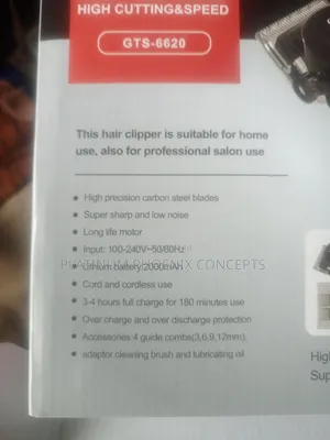 GTS Rechargeable Digital Clipper