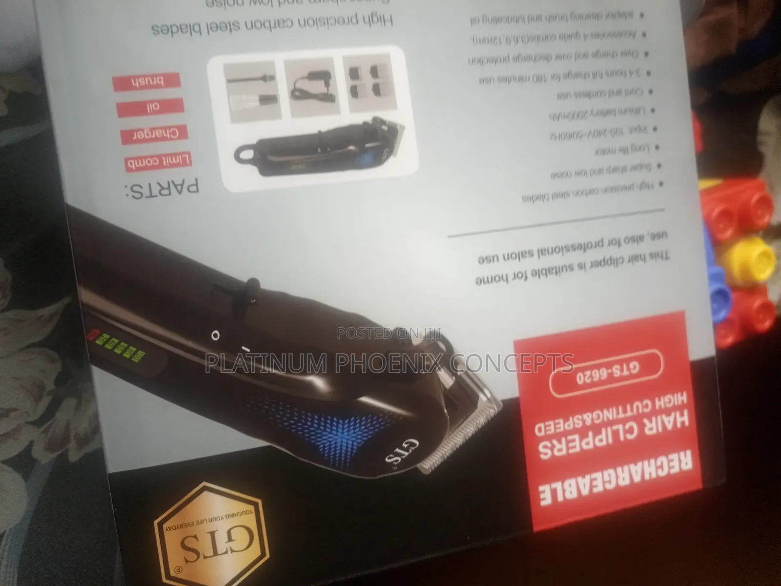 GTS Rechargeable Digital Clipper