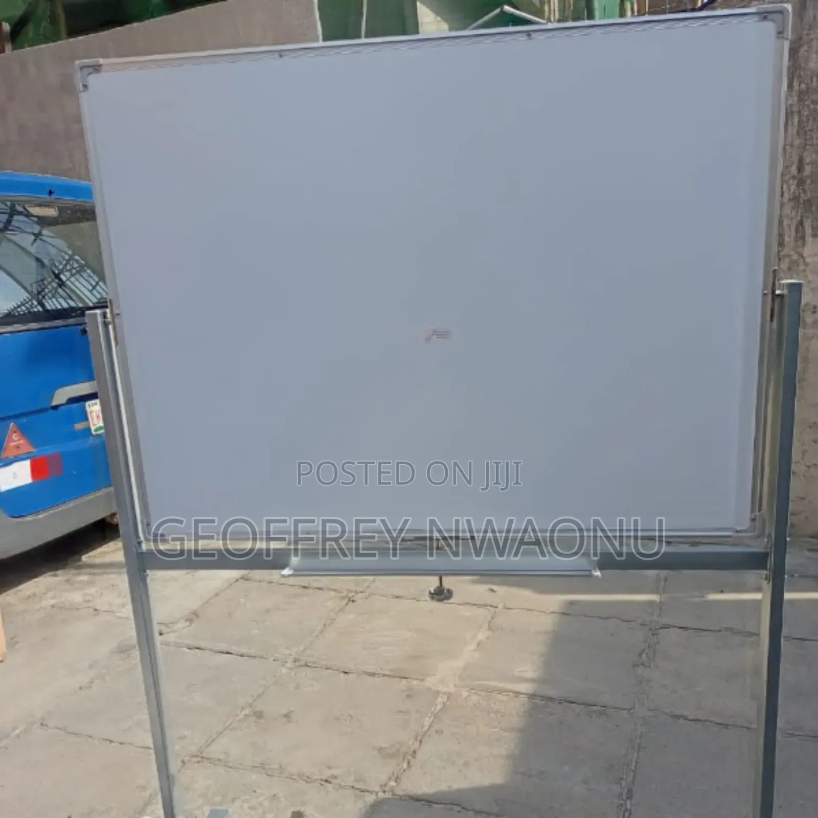 3x4ft Double-Sided Whiteboard With Built-in Mobile Stand