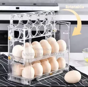 30 PCS Acrylic Egg Storage Rack