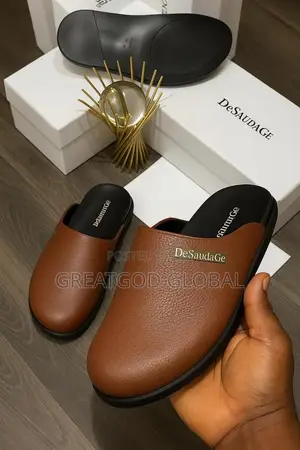 Desaudage Half Shoes Color: Black, White, Brown, Navy Blue