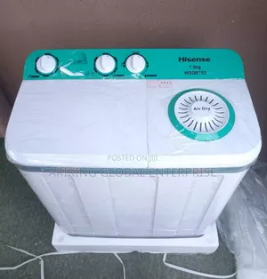 Hisense Wm, Twin Tub,7kg Classical Design White – Wsq753