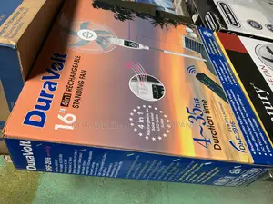 16 Inch Duravolt Rechargeable Standing Fan