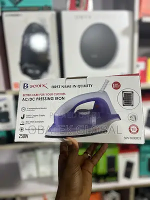 Sonik Ac/Dc 250w Pressing Iron