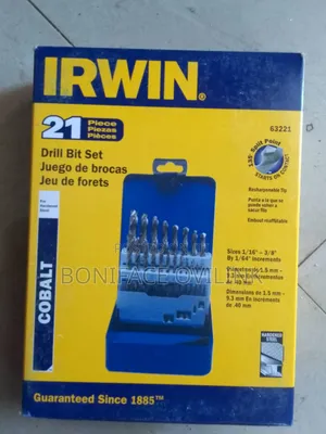 Irwin Cobalt Drill Bit 1/16" To 3/8"