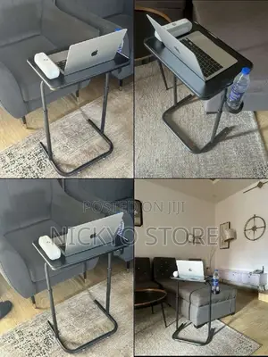 Adjustable Laptop Sofa Table With Cup Holder