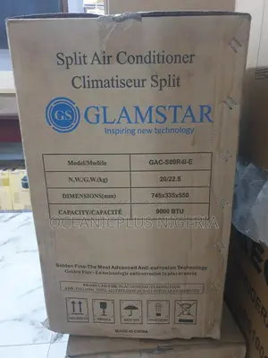 Authentic 1.0hp Glamstar Split |Copper Coil Air Conditioner
