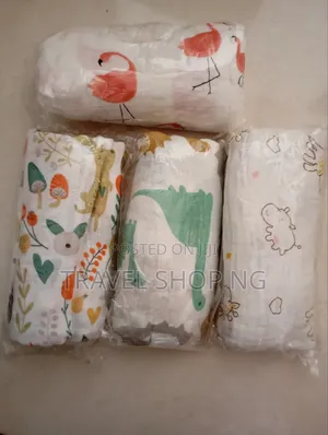 Muslin Swaddle Baby Blanket | Pure Organic Cotton Wrap | Burp Cloth