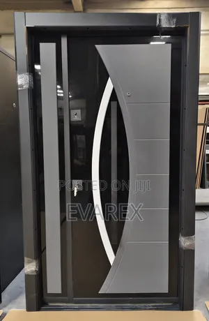 Black/Grey Main Entrance Turkey Door