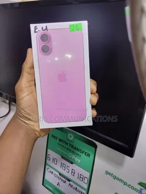 New Apple iPhone 16 Plus 128 GB Pink