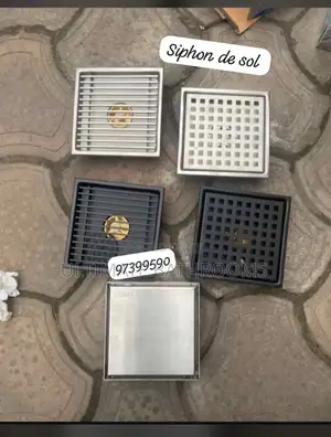 15x15cm Floor Drain in Different Colours and Designs
