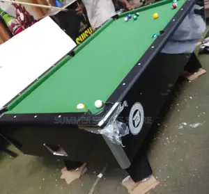 7ft Black British Pool Table