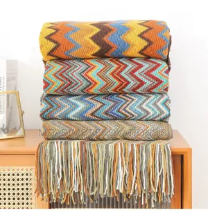 Luxury Bohemian Tassel Throw Blankets #45,000