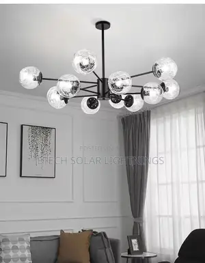 Luxury Modern Black Nordic Living Room Home Decor Light