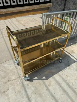 Gold Food Trolley
