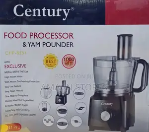 Century 11-in-1 Food Processor Yam Pounder – 1000w