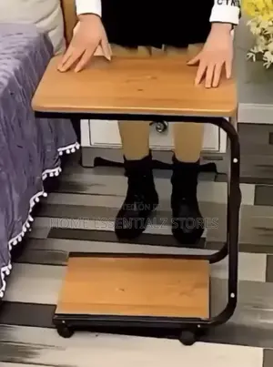 Bedside Stool With Pocket - Side Table