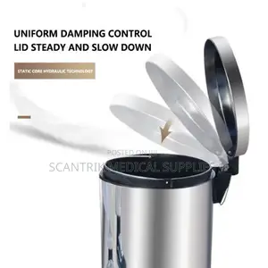 11l Stainless Step-on Bin