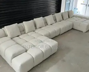 U-Shaped Custom Made Sofa Can Be Made in Colors of Your Choi