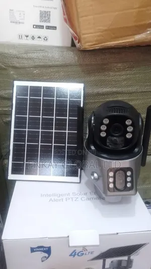 V380 Cctv Solar Double Lens Camera