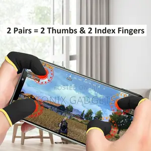 Mobile Gaming Thumbs Sleeves (2 Pairs (4pcs))