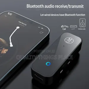 Bluetooth Transmitter Receiver With Rechargeable Battery