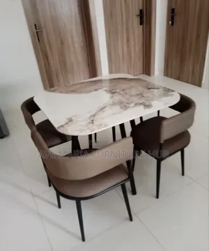 Marble Dinning Table and Chairs