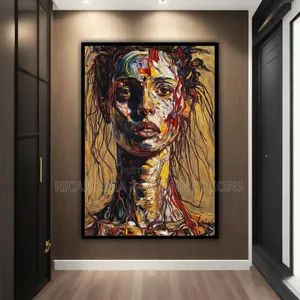 Artistic Woman Face Painting