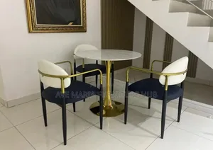 Marble Dinning Table and Chairs.