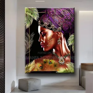 Colorful Woman Art Painting